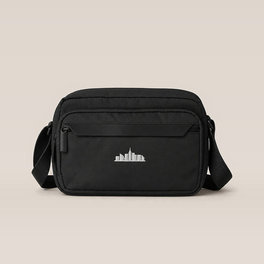 Skyline Cross Body Bag (Black) — front