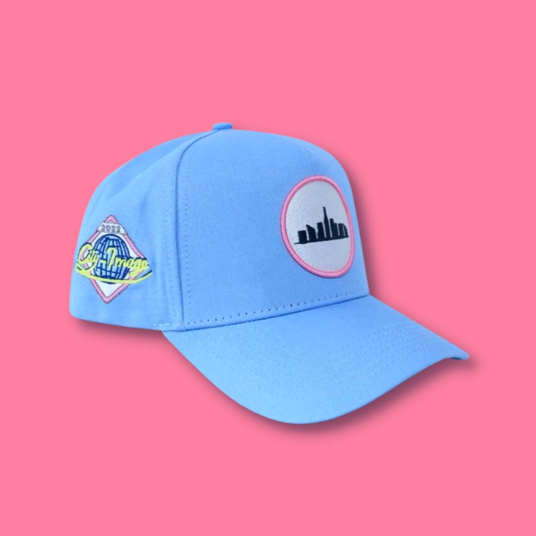 City Image® A-Frame SnapBack (Baby Blue)