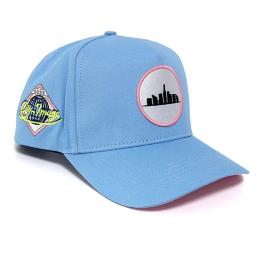 City Image® A-Frame SnapBack (Baby Blue)