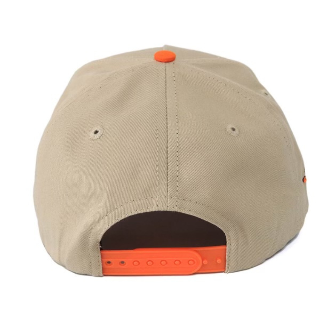 City Image® A-Frame SnapBack (Tan/Orange)