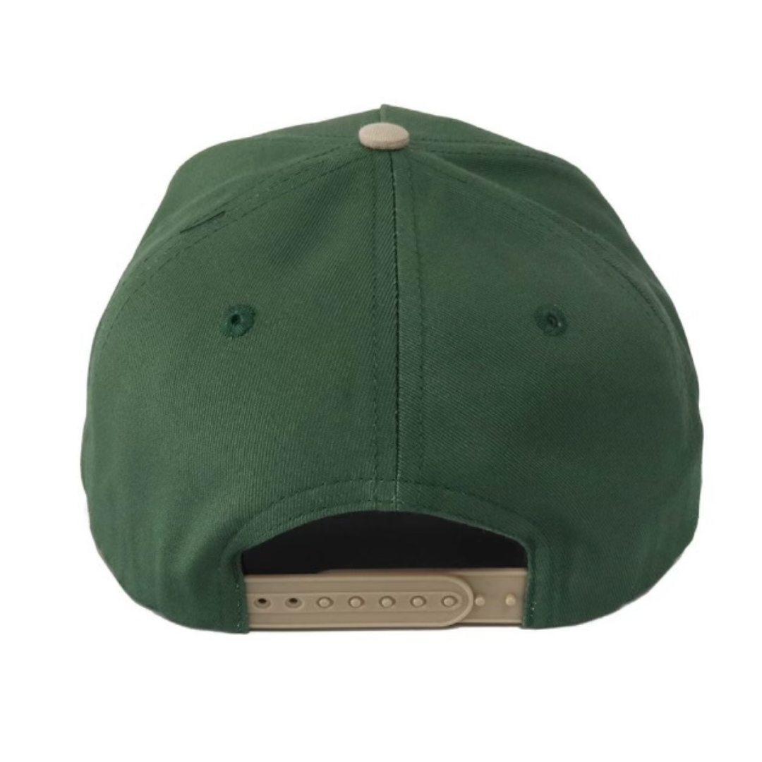 City Image® A-Frame SnapBack (Forest/Tan)