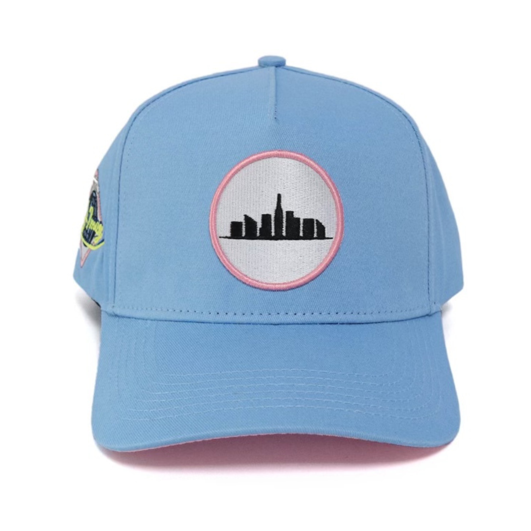 City Image® A-Frame SnapBack (Baby Blue)